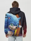 Худи мужской база хлопок / Sonic