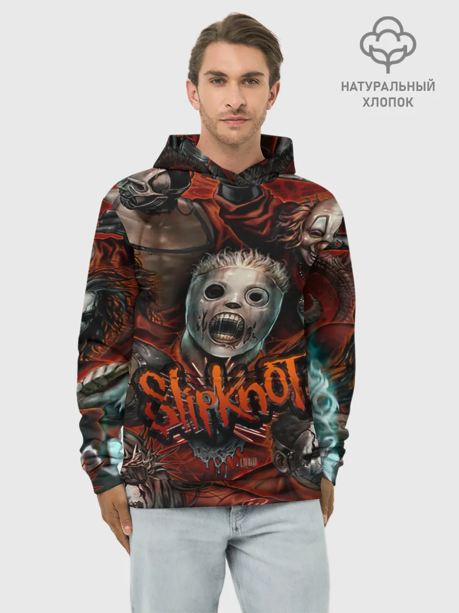 Худи мужской база хлопок / Slipknot