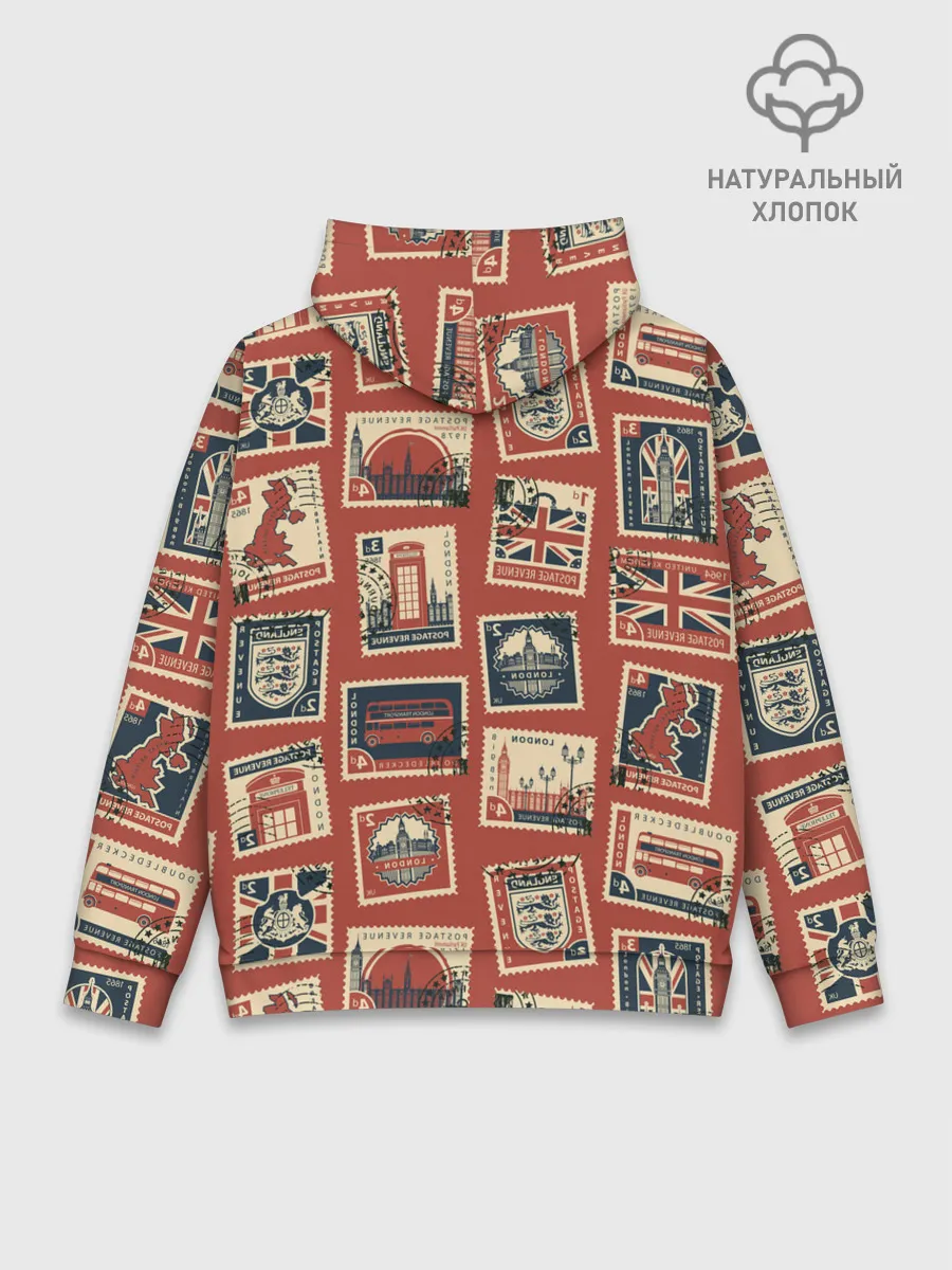 Худи мужской база хлопок / Марки Великобритании