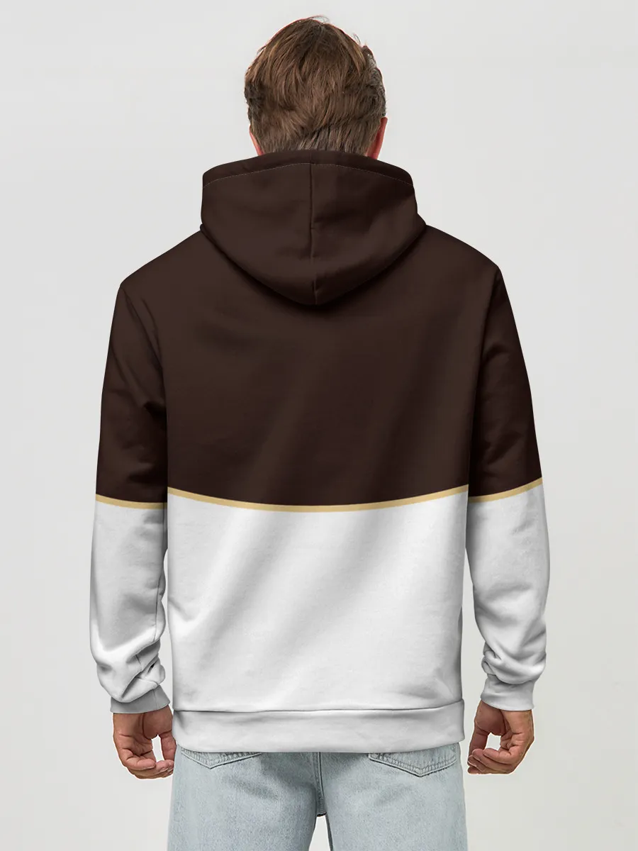 Худи мужской база хлопок / Мантия Чёрный Бык