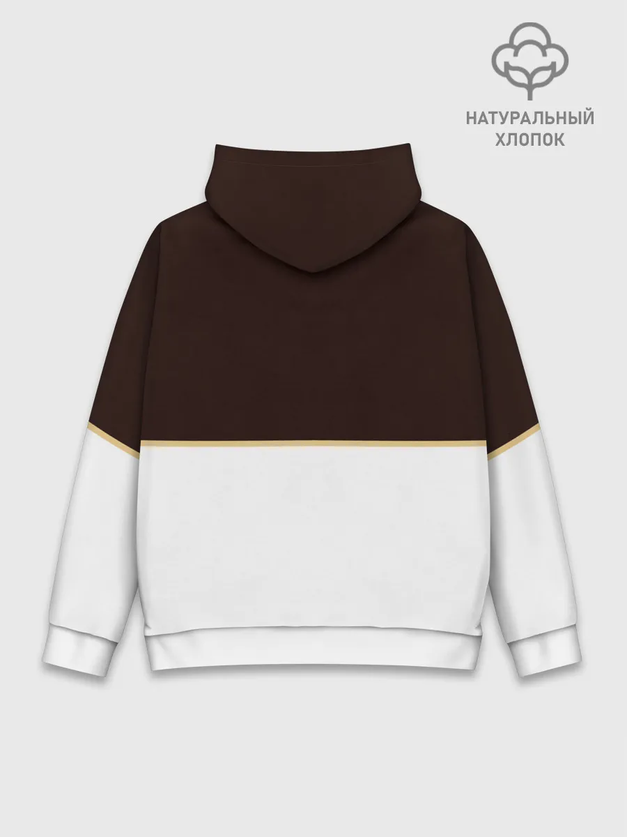 Худи мужской база хлопок / Мантия Чёрный Бык