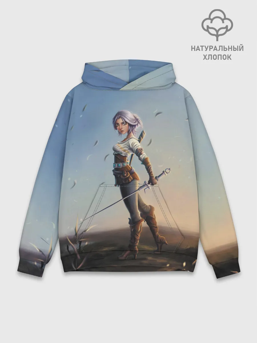 Худи мужской база хлопок / Дикая Охота