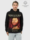 Худи мужской база хлопок / Sepultura