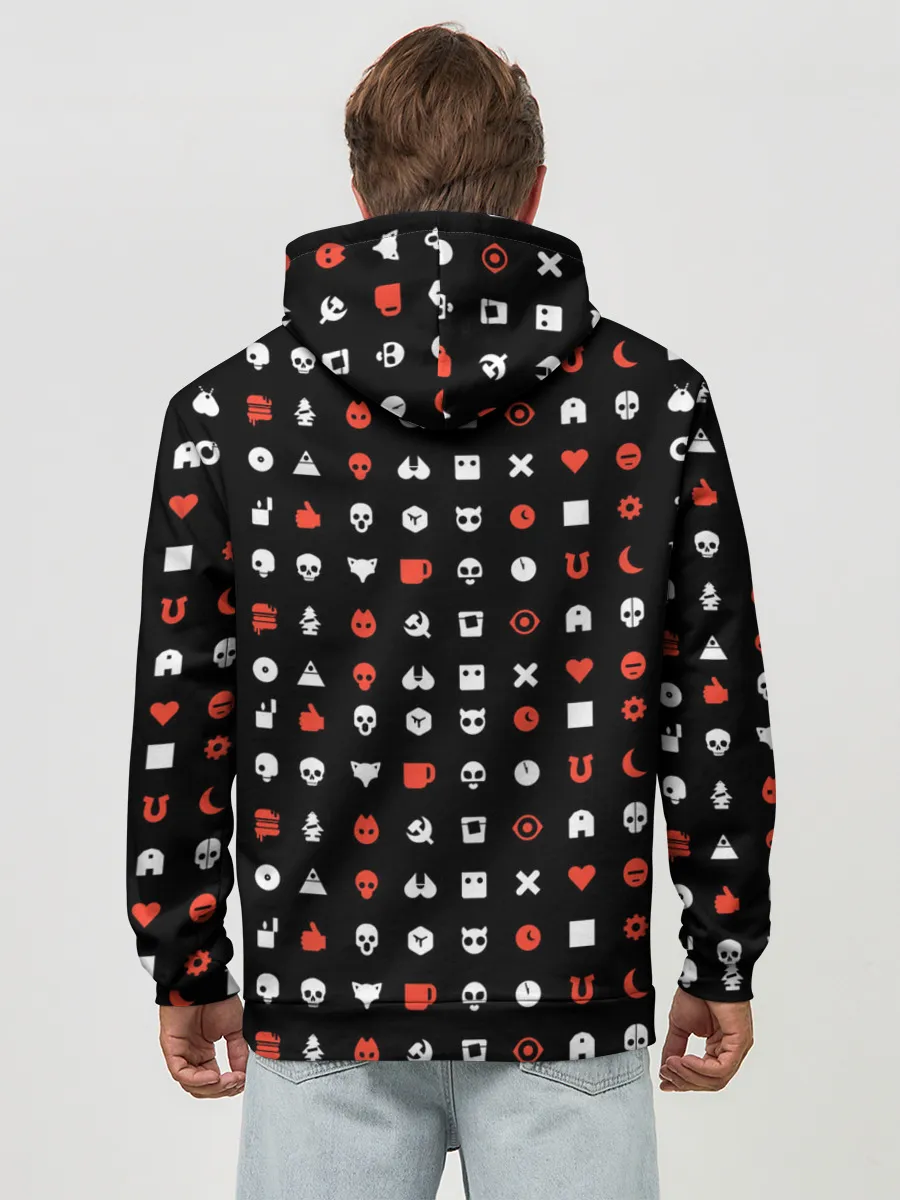 Худи мужской база хлопок / Любовь, смерть и роботы