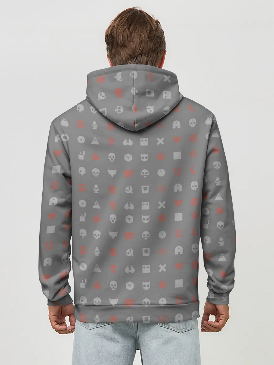 Худи мужской база хлопок / LOVE DEATH + ROBOTS