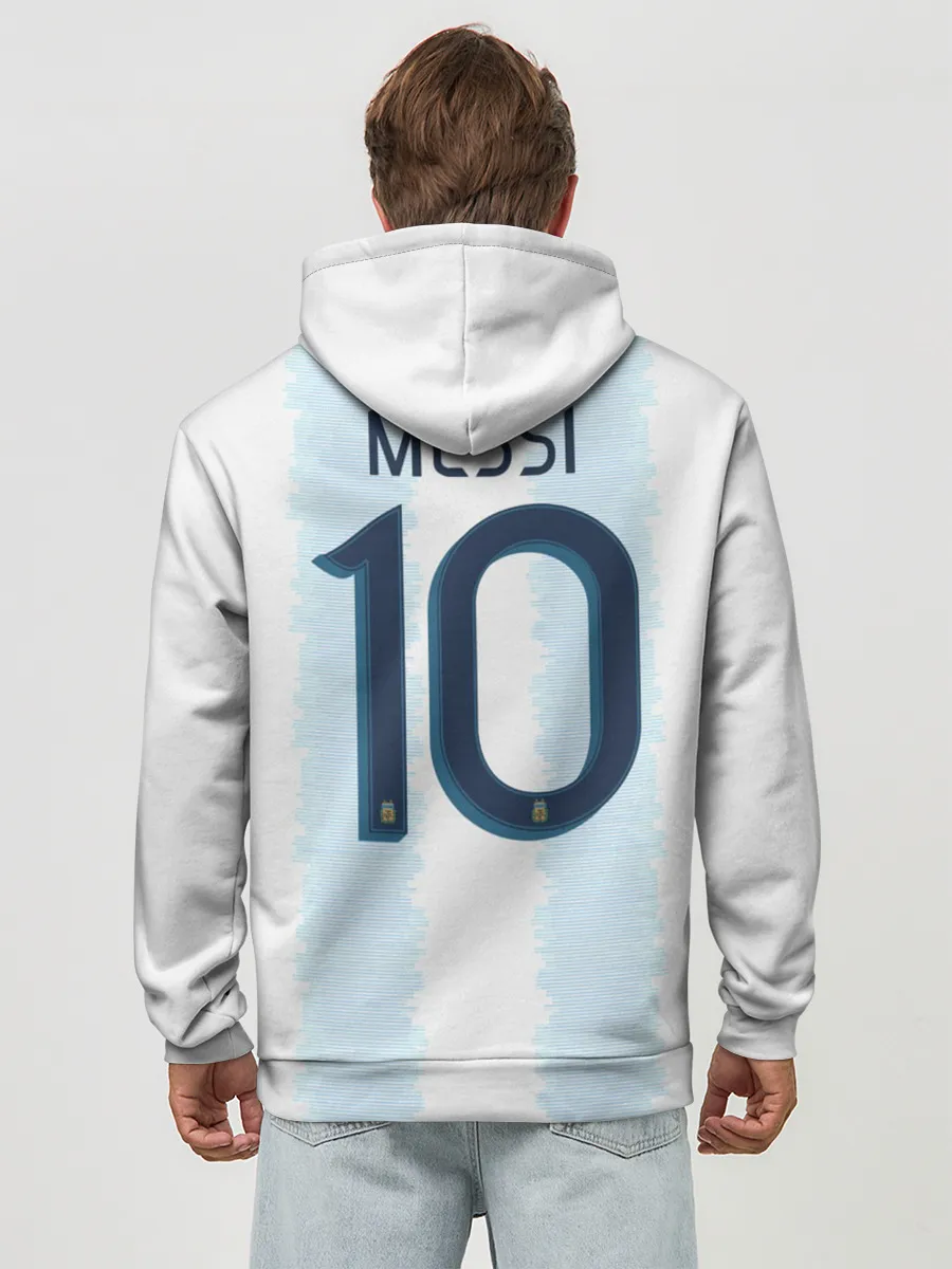 Худи мужской база хлопок / Messi Copa America 2019