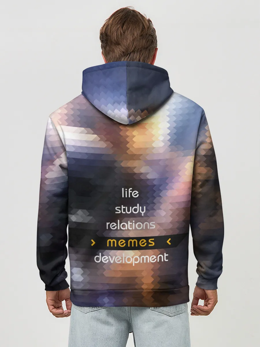 Худи мужской база хлопок / Memes Nation