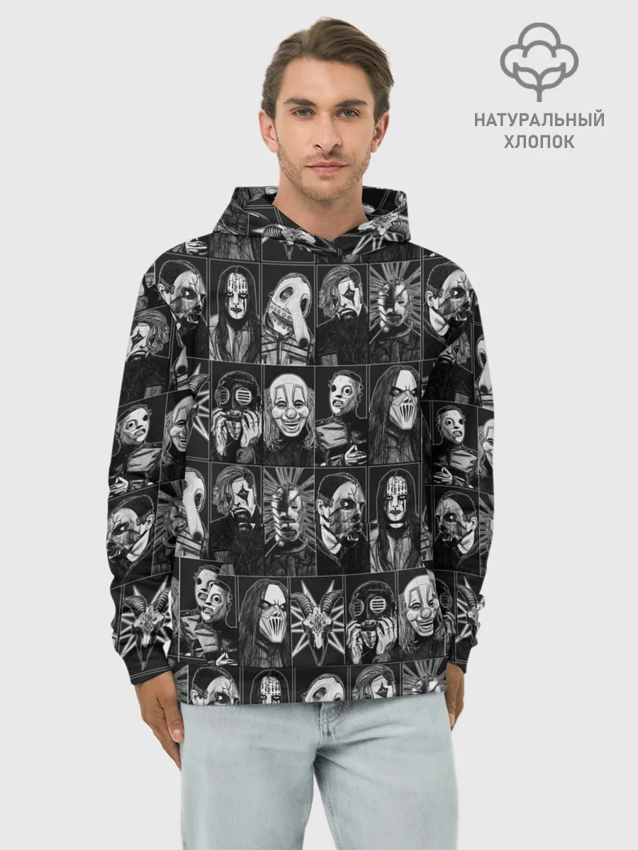 Худи мужской база хлопок / Slipknot