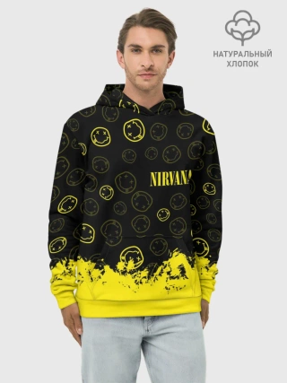 Худи мужской база хлопок / NIRVANA