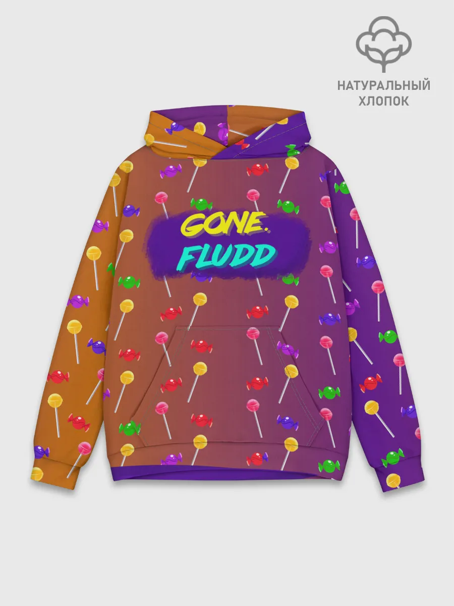 Худи мужской база хлопок / Gone.Fludd