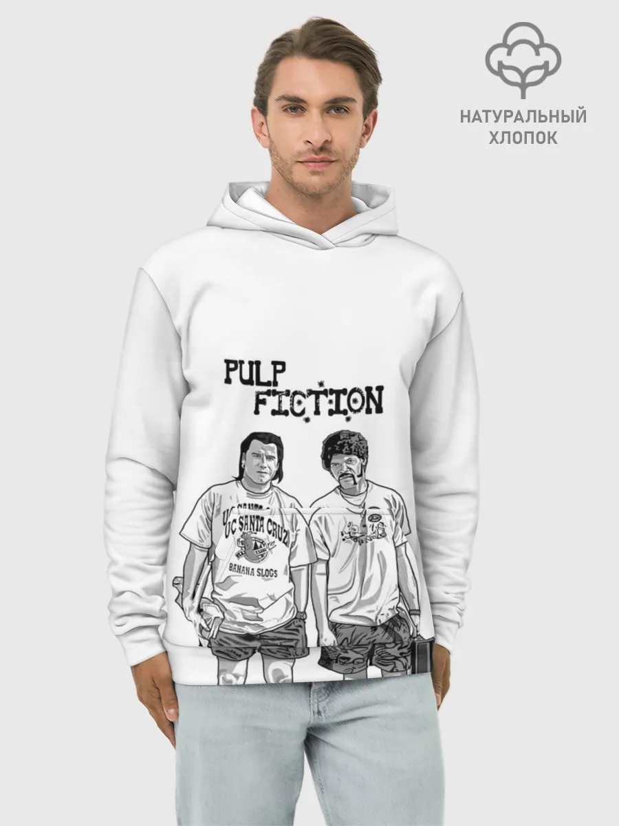Худи мужской база хлопок / Pulp Fiction