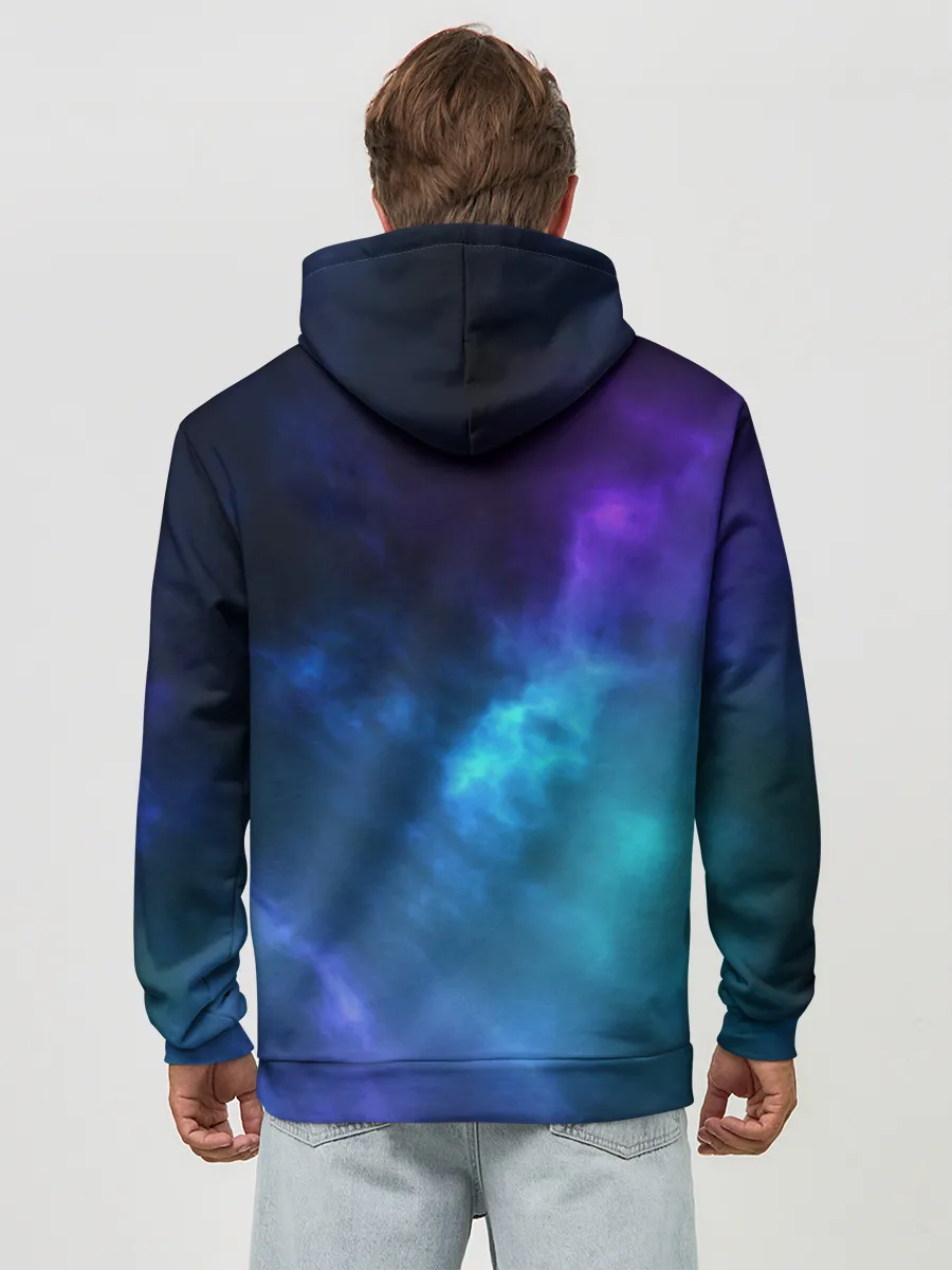 Худи мужской база хлопок / Космос