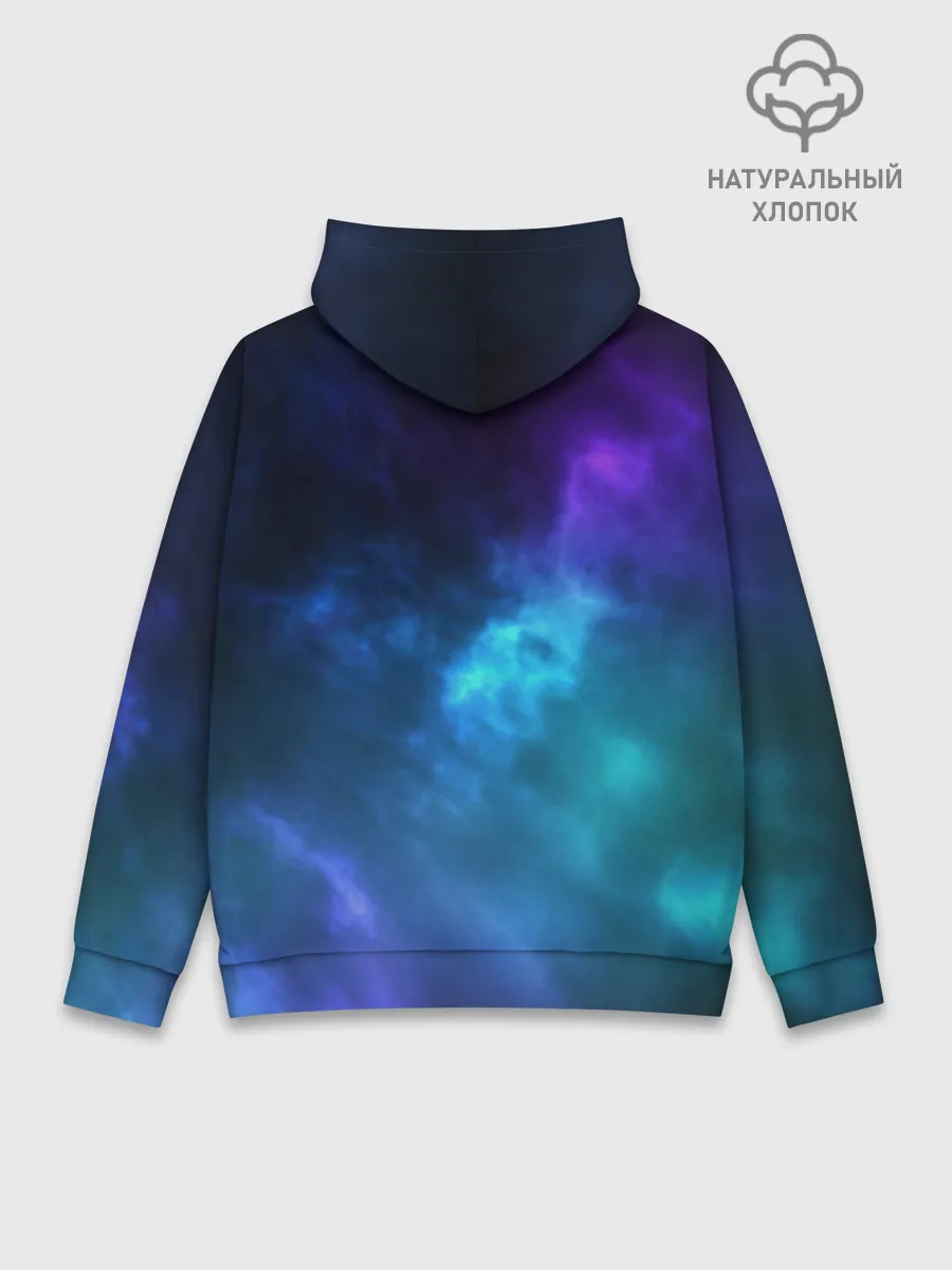 Худи мужской база хлопок / Космос