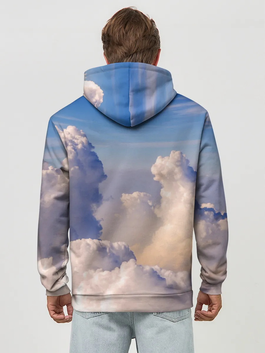 Худи мужской база хлопок / Light Fury