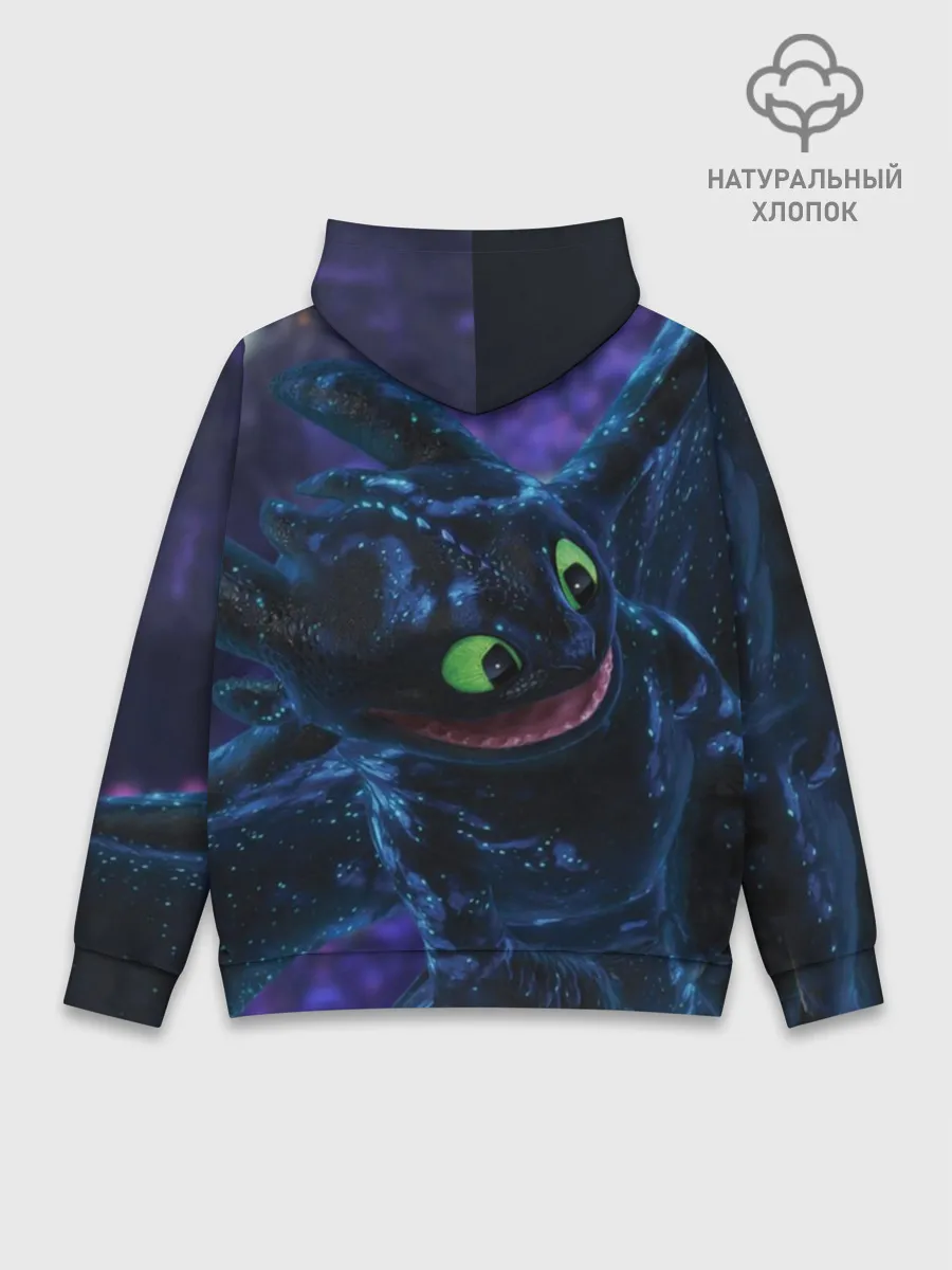 Худи мужской база хлопок / Как приручить дракона