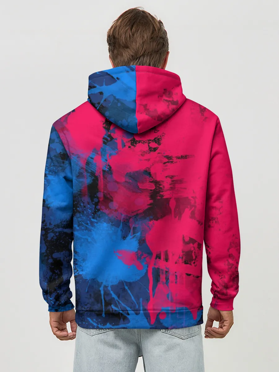 Худи мужской база хлопок / Буря красок