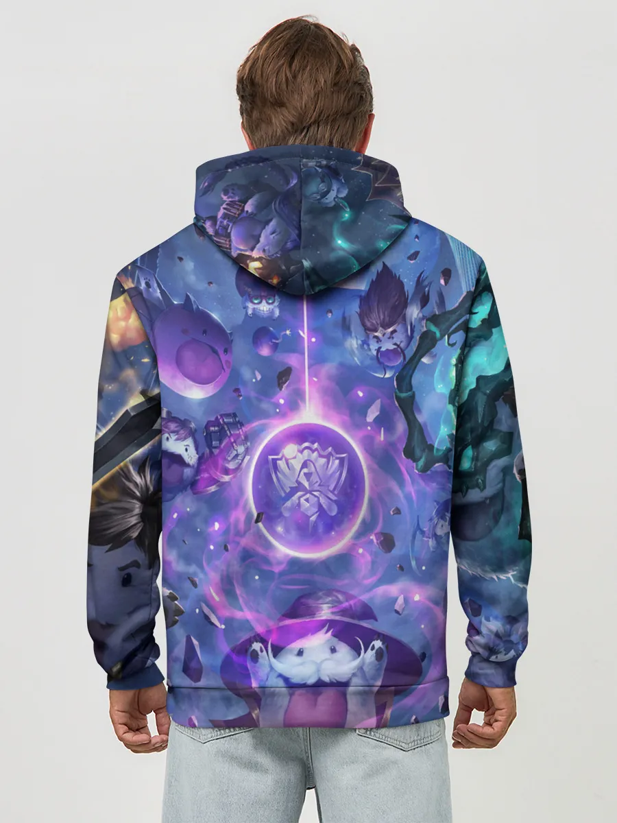 Худи мужской база хлопок / League of legends