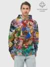 Худи мужской база хлопок / Super Smash Bros ultimate