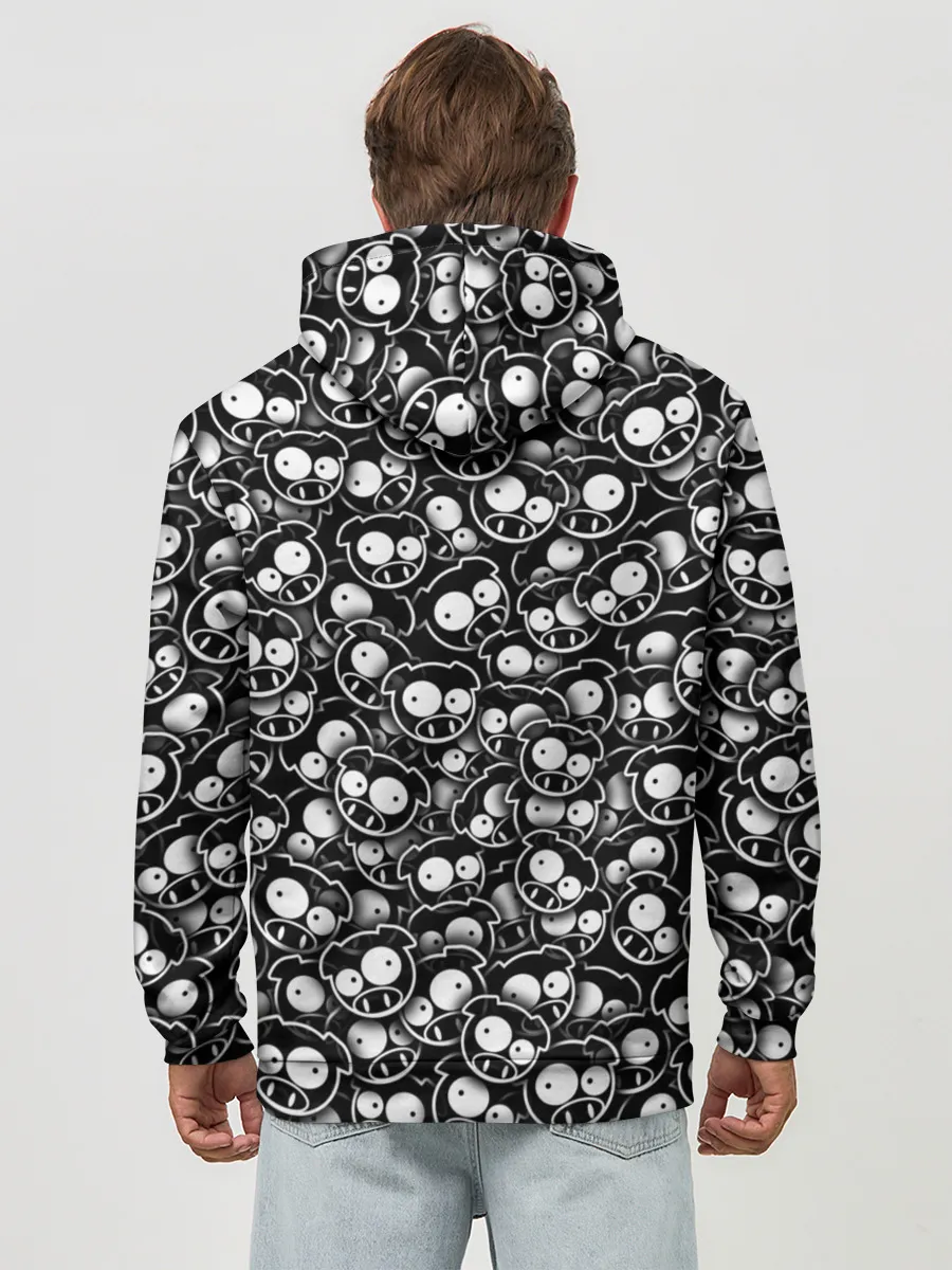 Худи мужской база хлопок / Subaru rally pigs