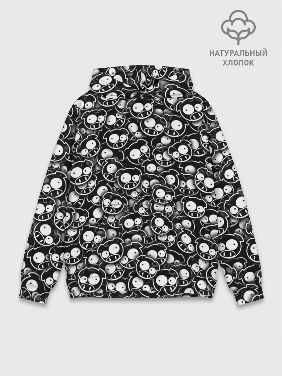 Худи мужской база хлопок / Subaru rally pigs