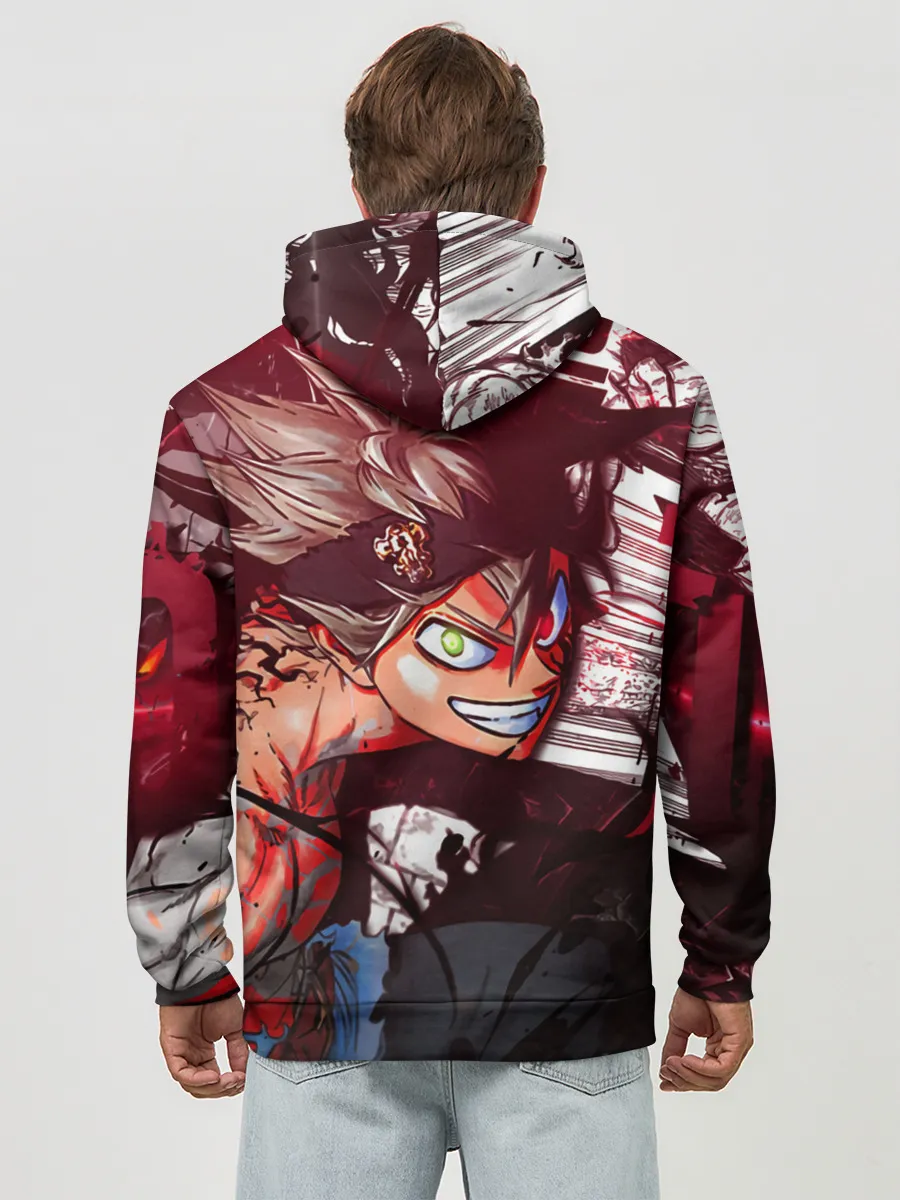 Худи мужской база хлопок / Брутальный арт Асты