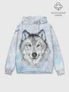 Худи мужской база хлопок / Волк