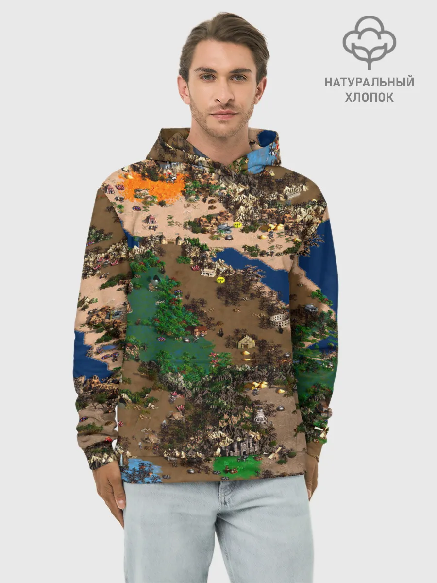 Худи мужской база хлопок / Heroes style HD