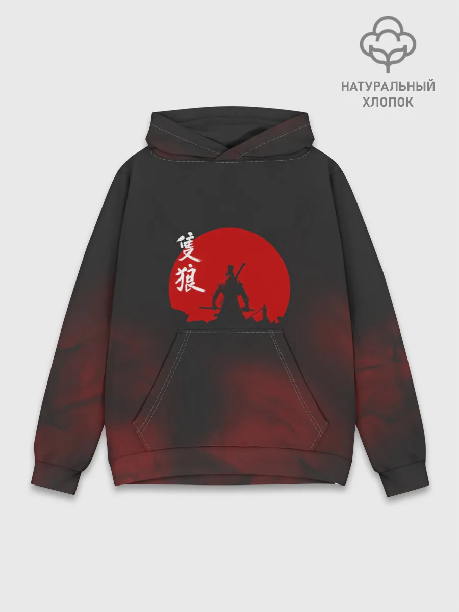 Худи мужской база хлопок / Sekiro: Shadows Die Twice