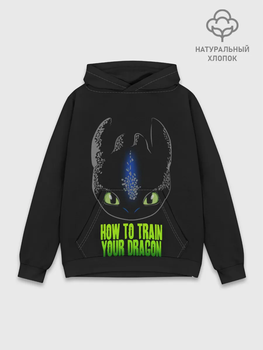 Худи мужской база хлопок / Как приручить дракона
