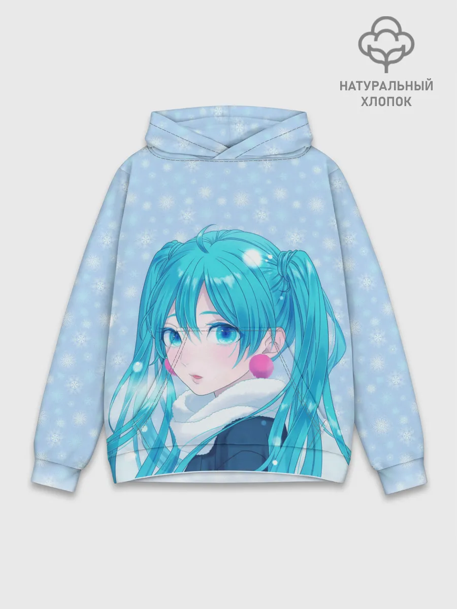 Худи мужской база хлопок / Мику