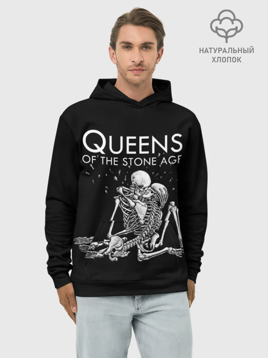 Худи мужской база хлопок / Queens of the Stone Age