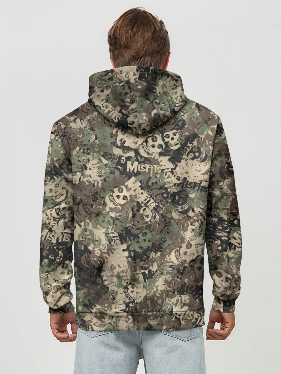 Худи мужской база хлопок / Misfits камуфляж