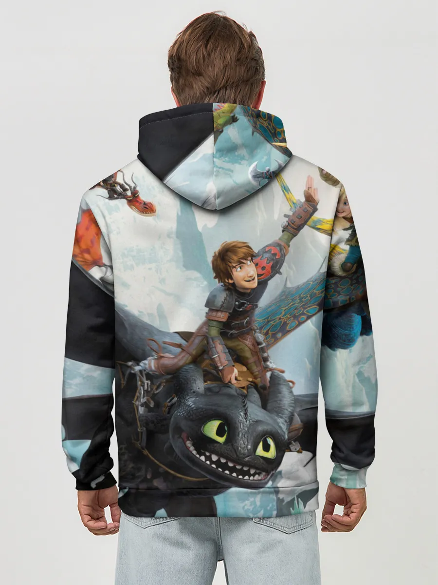 Худи мужской база хлопок / Как приручить дракона