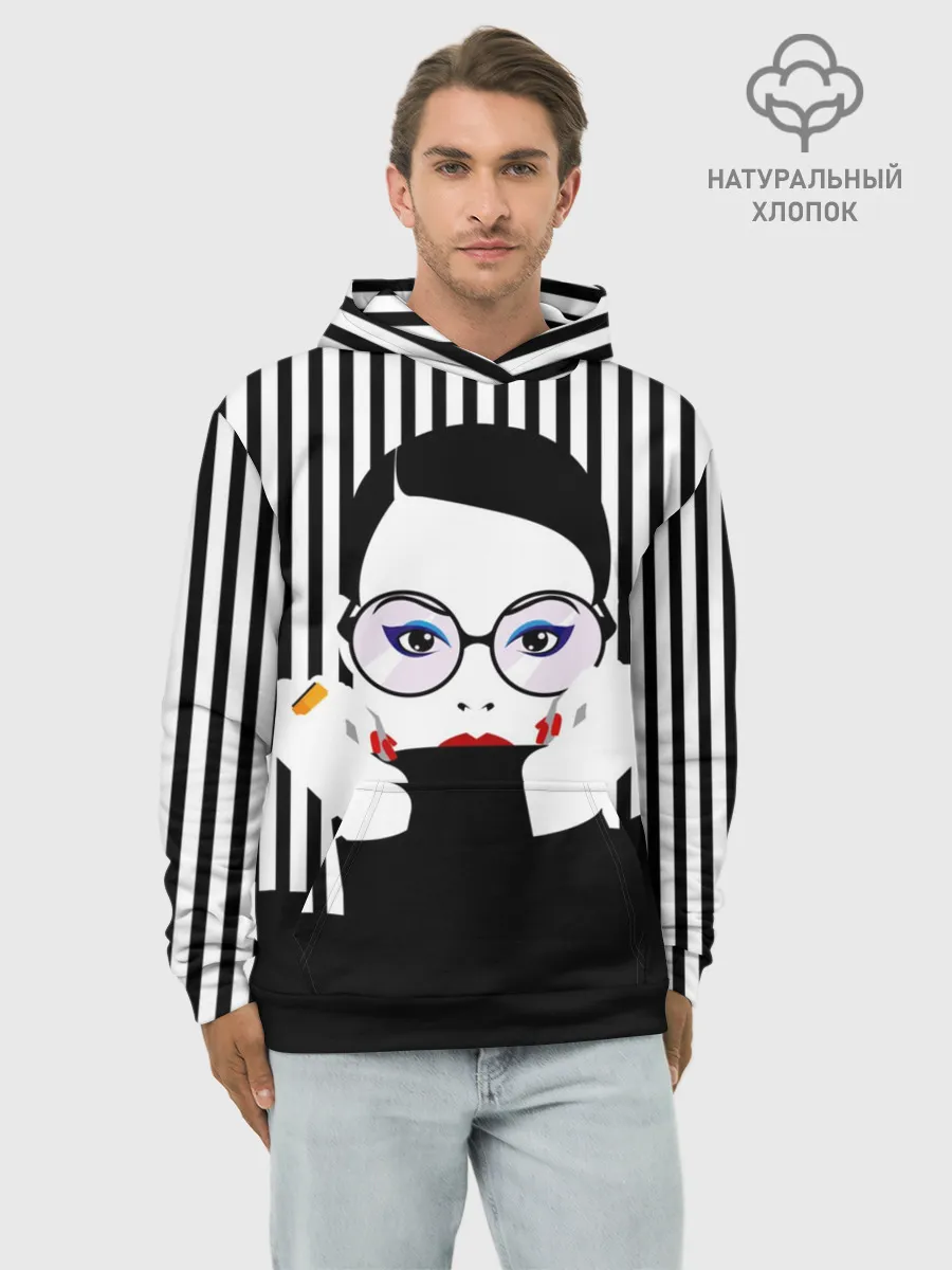 Худи мужской база хлопок / Fashion girl