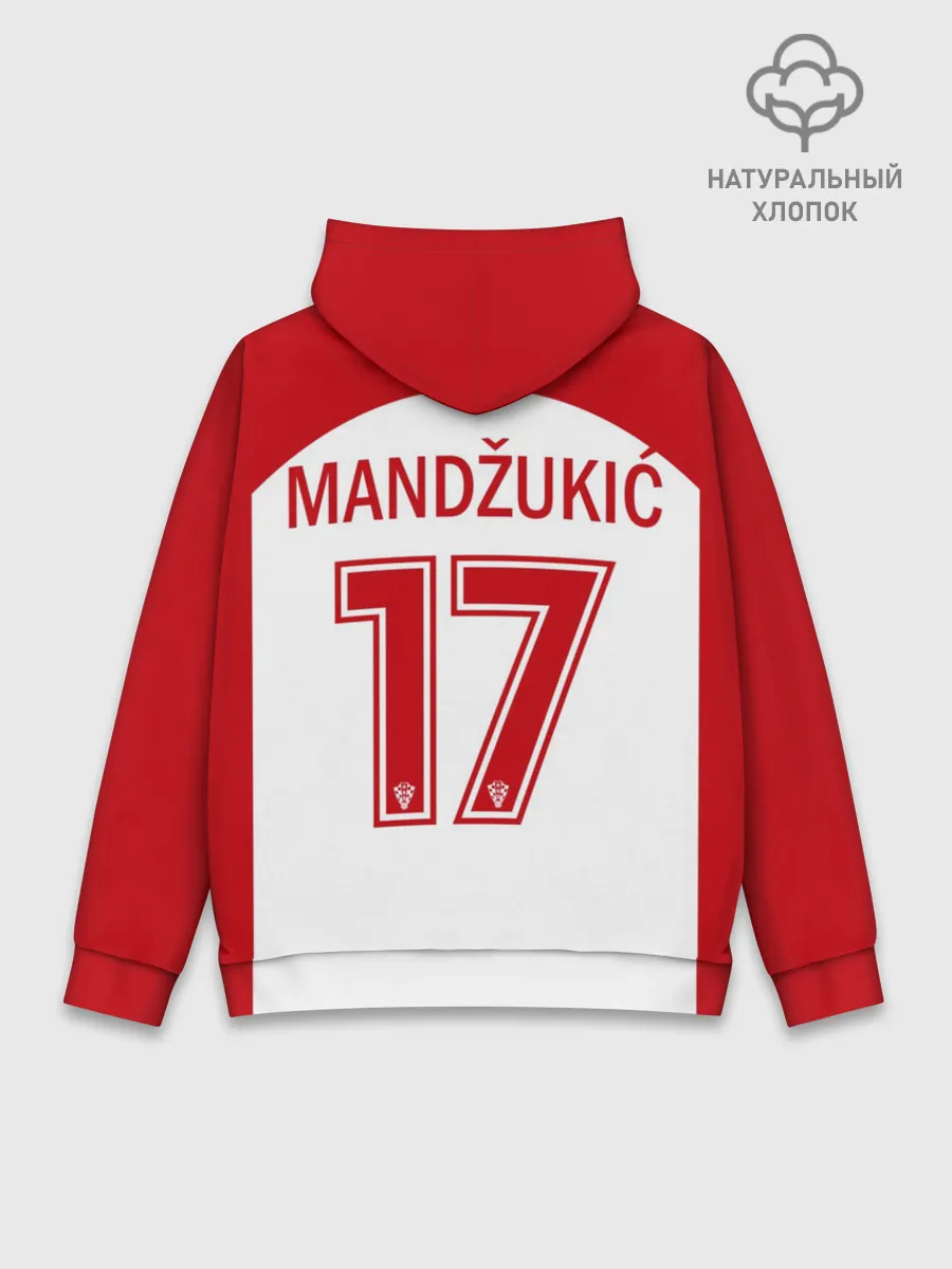 Худи мужской база хлопок / Марио Манджукич