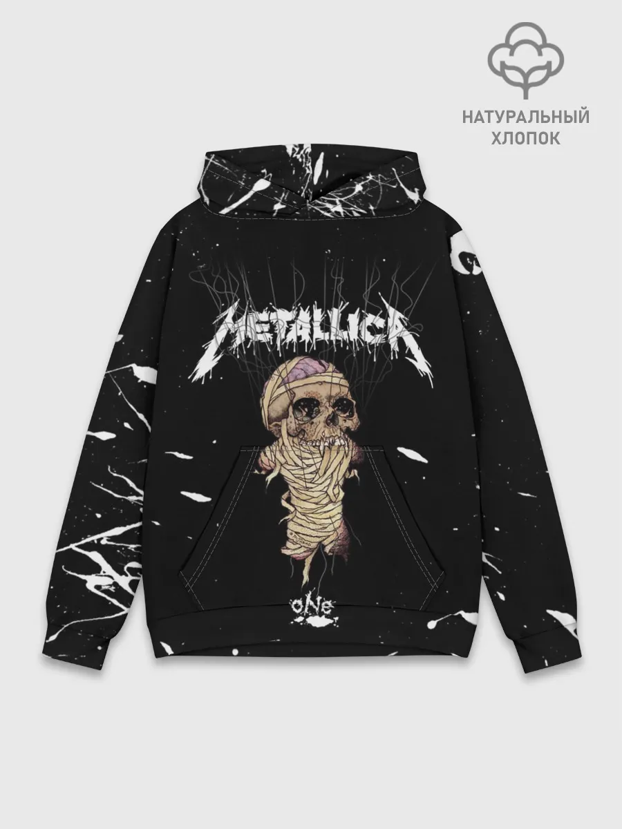 Худи мужской база хлопок / METALLICA