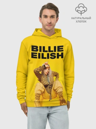 Худи мужской база хлопок / Billie Eilish
