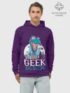 Худи мужской база хлопок / Geek Rex