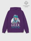 Худи мужской база хлопок / Geek Rex