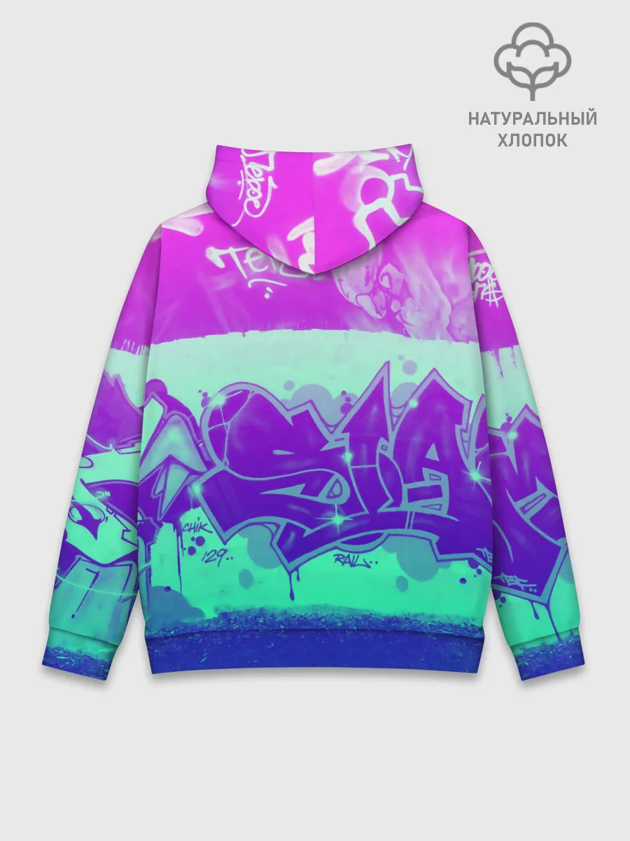 Худи мужской база хлопок / color neon collection