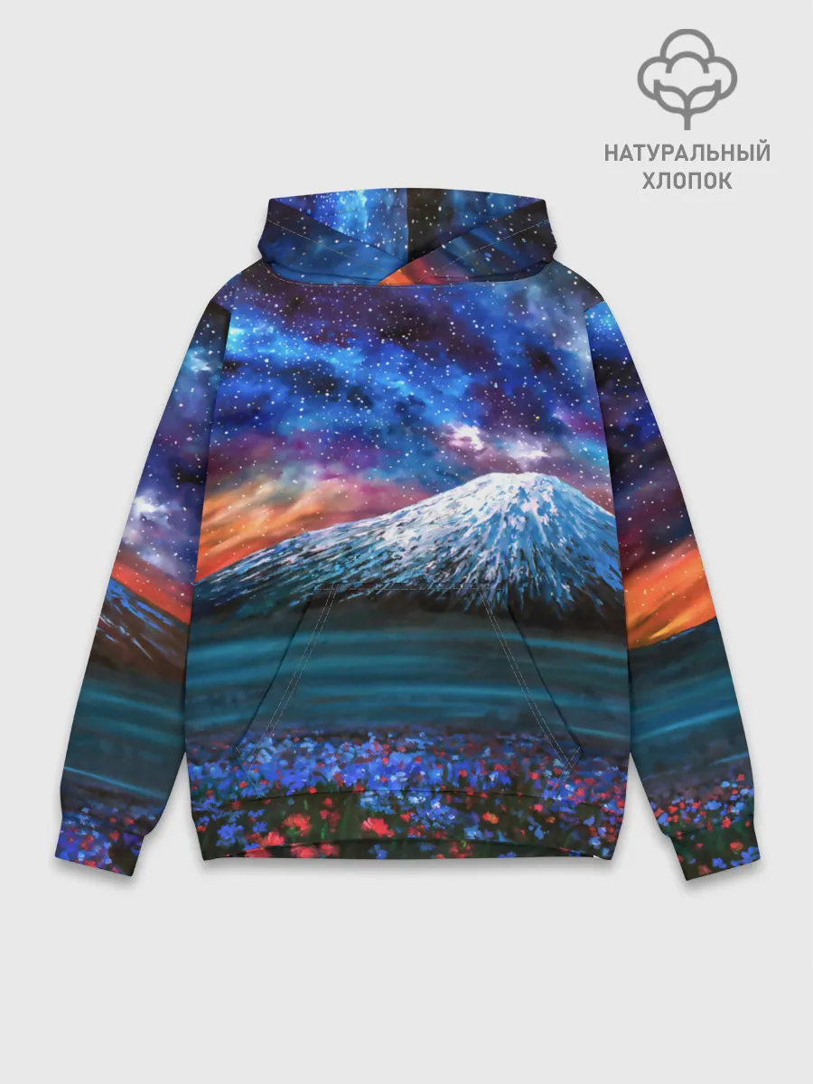 Худи мужской база хлопок / Космос