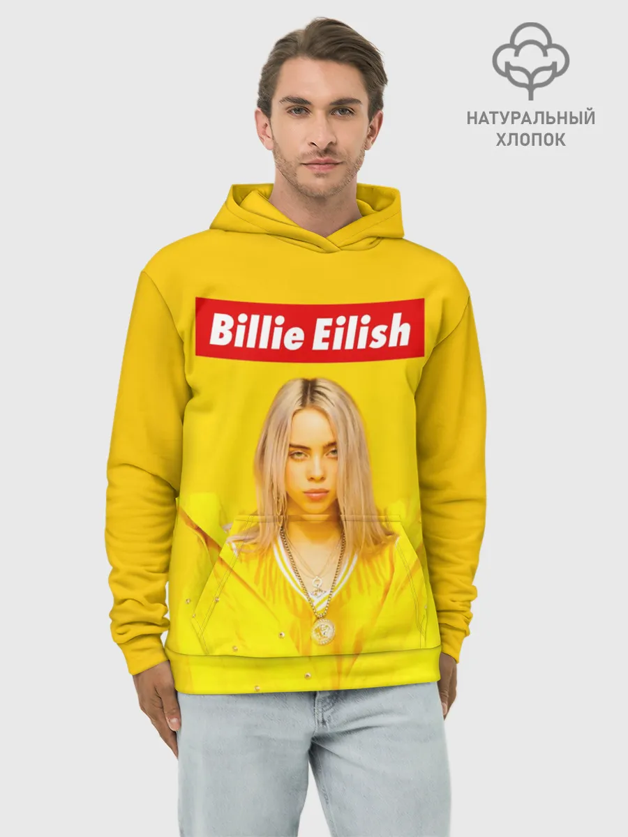 Худи мужской база хлопок / Billie Eilish