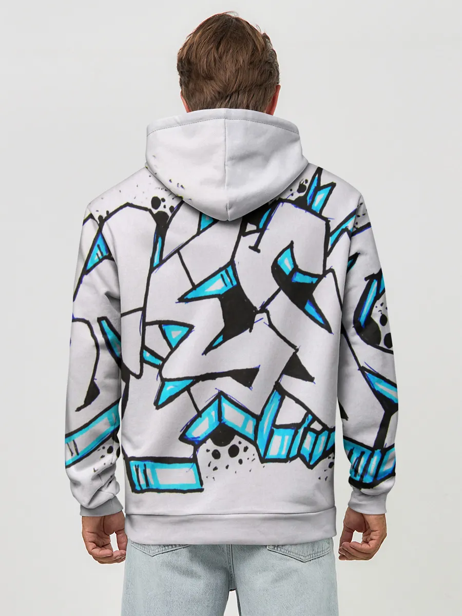 Худи мужской база хлопок / Граффити