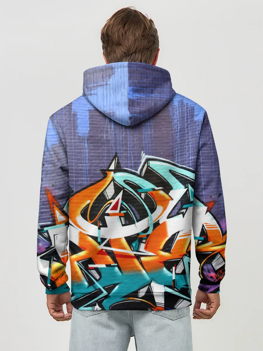 Худи мужской база хлопок / Уличный художник