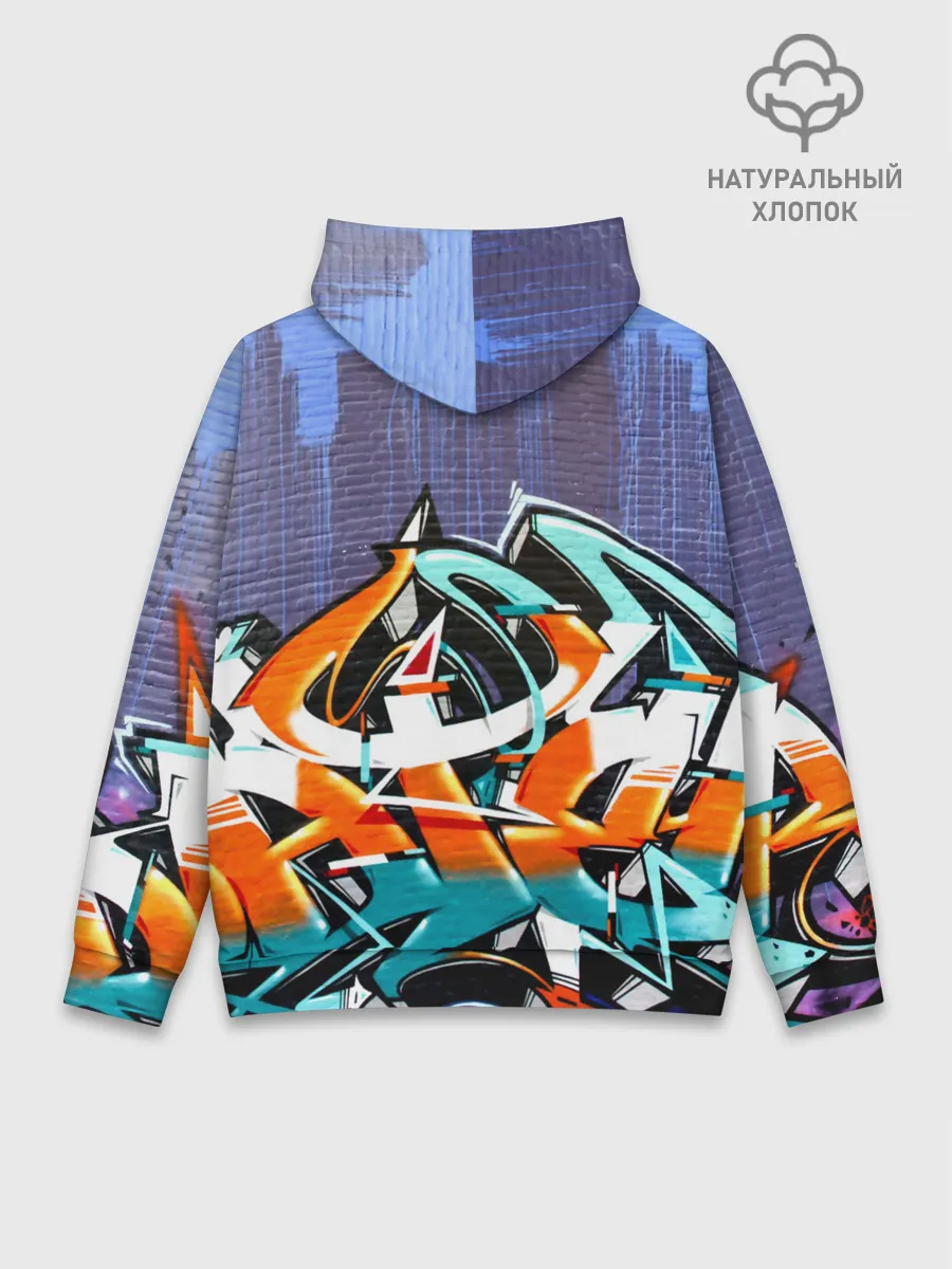 Худи мужской база хлопок / Уличный художник