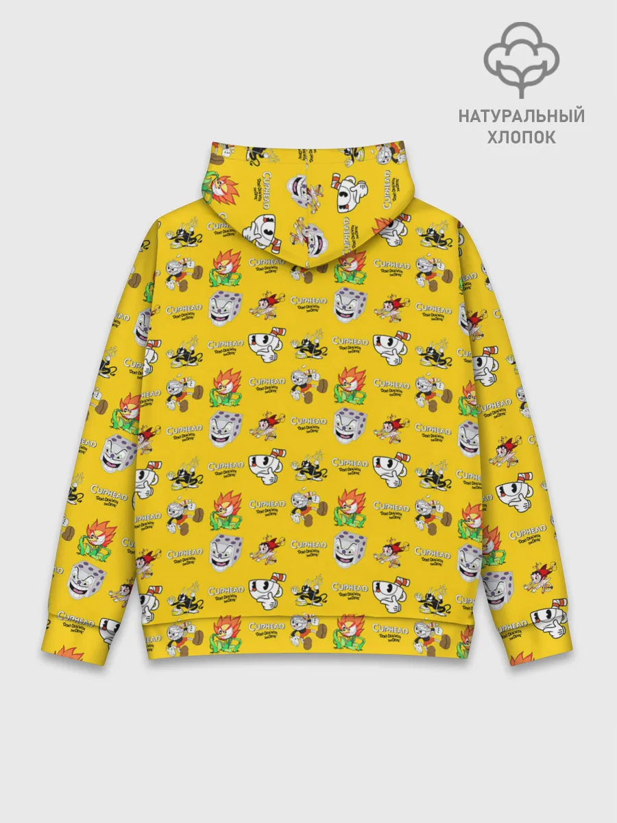 Худи мужской база хлопок / Cuphead