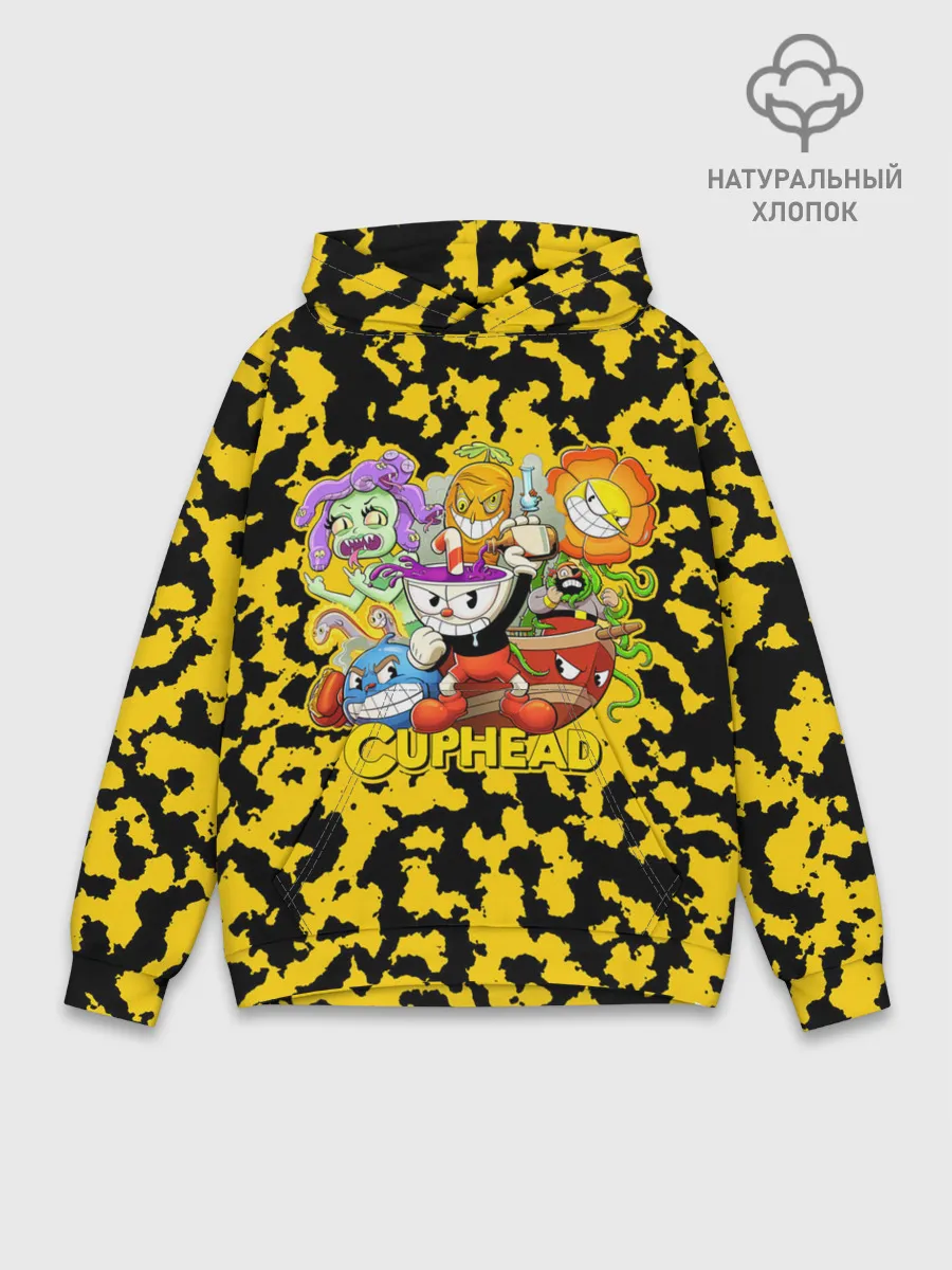 Худи мужской база хлопок / Cuphead