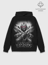 Худи мужской база хлопок / League of Legends, Zed