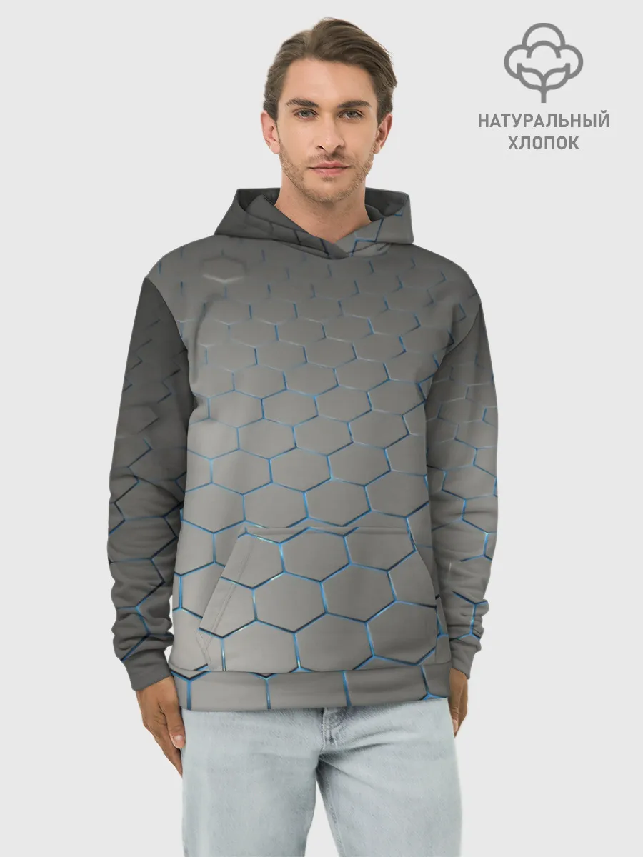 Худи мужской база хлопок / СТАЛЬНЫЕ ГРАНИ