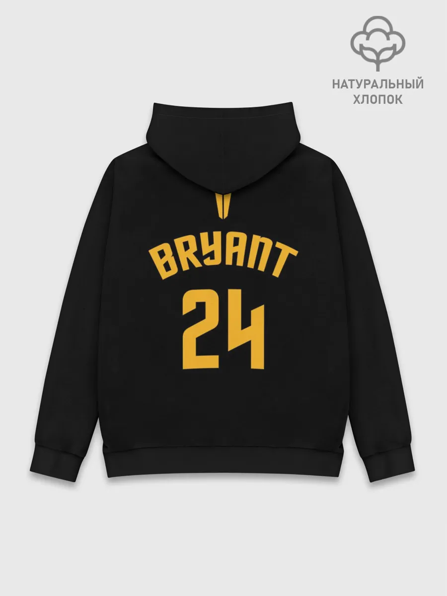 Худи мужской база хлопок / Kobe Bryant black mamba